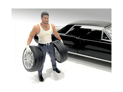 "Muscle Mechanics" Figure #1 for 1/18 Scale Models by American Diorama <h2>"Muscle Diorama</h2> <p>High-quality diecast model car perfect collectors and enthusiasts. Features detailed interior exterio