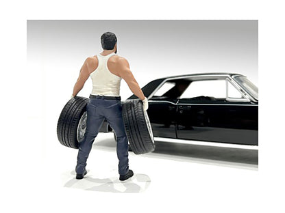 "Muscle Mechanics" Figure #1 for 1/18 Scale Models by American Diorama <h2>"Muscle Diorama</h2> <p>High-quality diecast model car perfect collectors and enthusiasts. Features detailed interior exterio