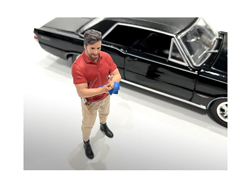 "Muscle Mechanics" Figure #2 for 1/18 Scale Models by American Diorama <h2>"Muscle Diorama</h2> <p>High-quality diecast model car perfect collectors and enthusiasts. Features detailed interior exterio