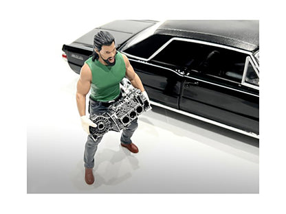 "Muscle Mechanics" Figure #5 for 1/18 Scale Models by American Diorama <h2>"Muscle Diorama</h2> <p>High-quality diecast model car perfect collectors and enthusiasts. Features detailed interior exterio