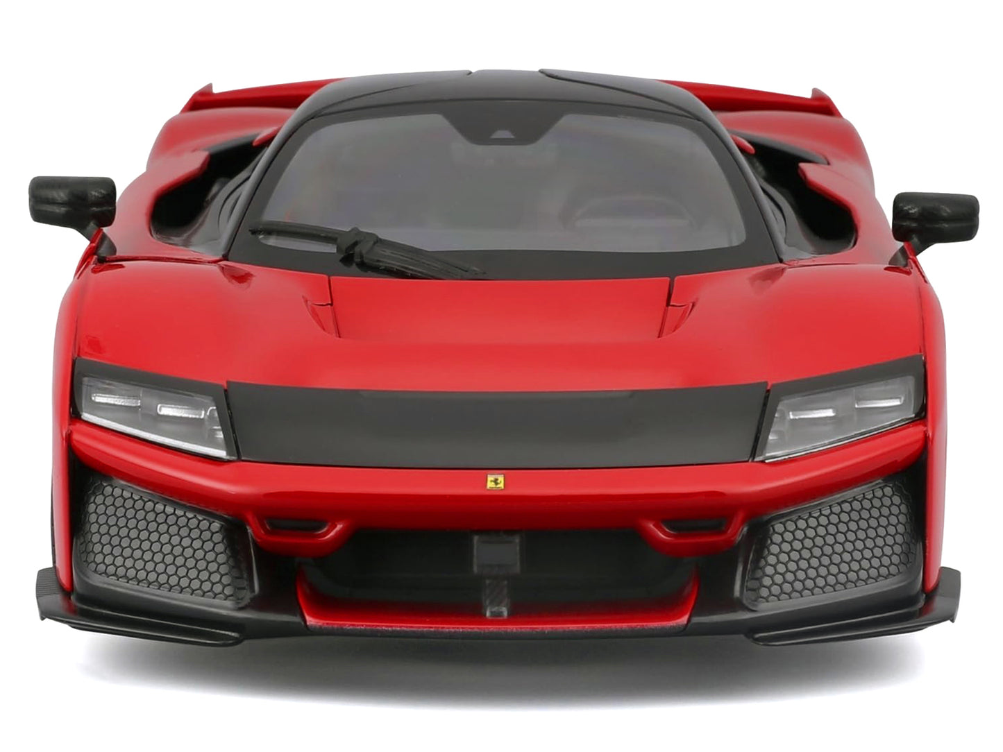 Ferrari F80 Red with Black Top "Race + Play" Series 1/24 Diecast Model Car by Bburago