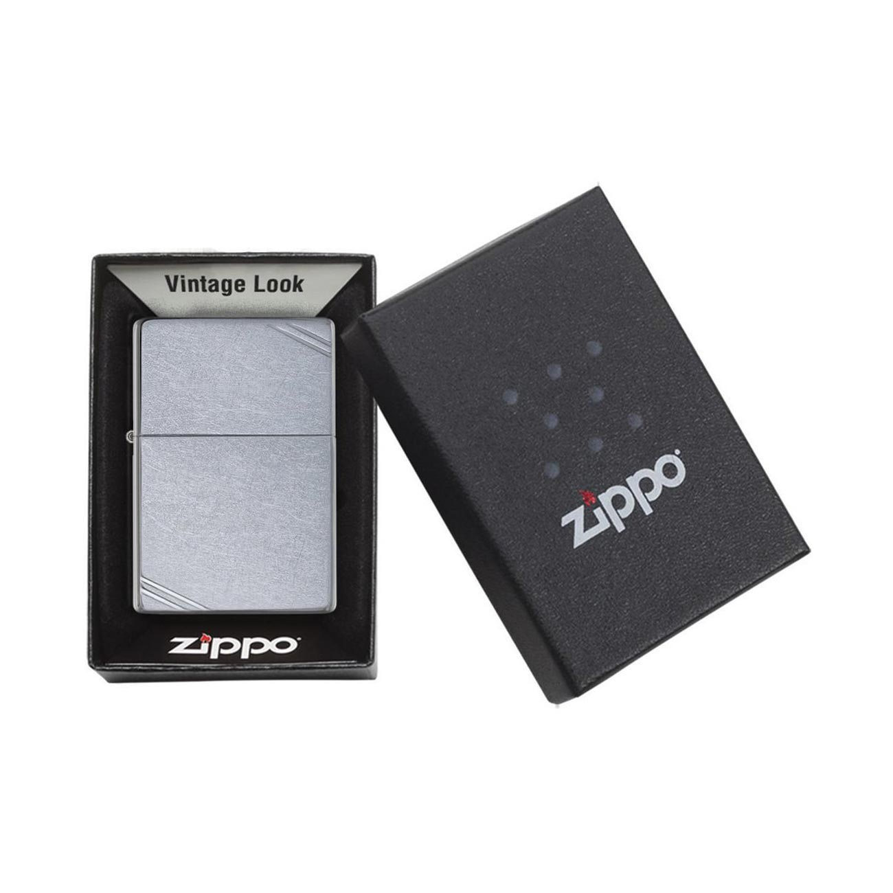 Zippo Windproof Lighter L&M Vintage Street Chrome