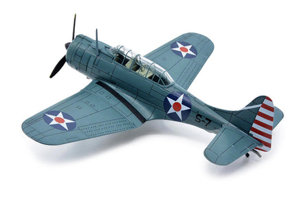 Douglass SBD-3 Dauntless Bomber Plane (United States Navy 1938) 1/72 T&y Diecast Model by Warbirds of WWII