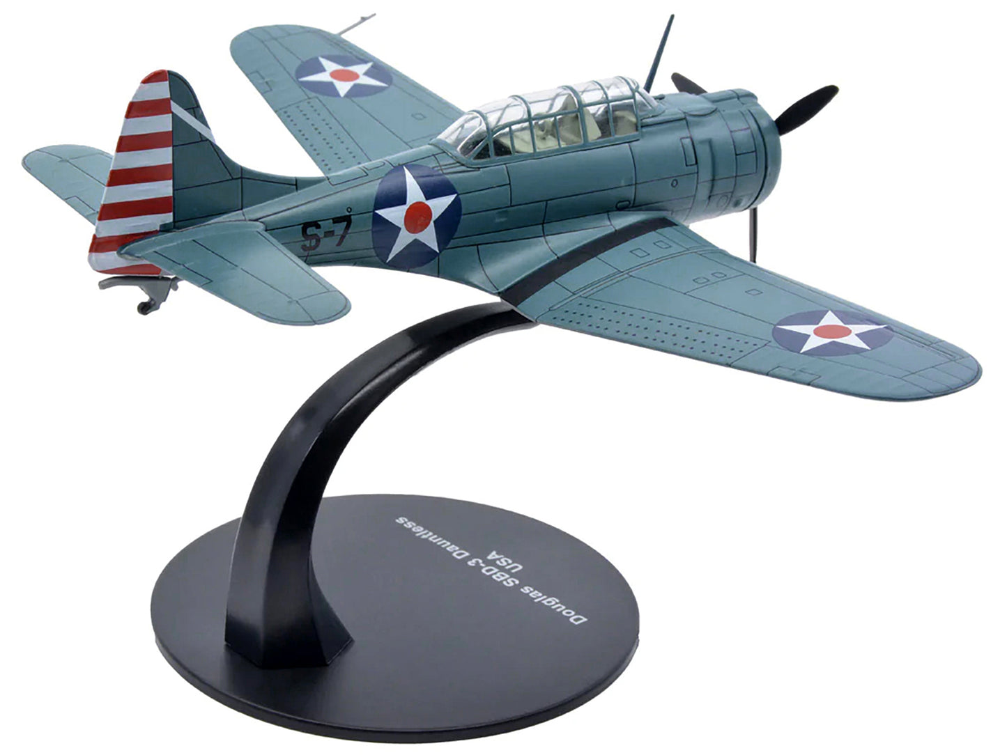 Douglass SBD-3 Dauntless Bomber Plane (United States Navy 1938) 1/72 T&y Diecast Model by Warbirds of WWII