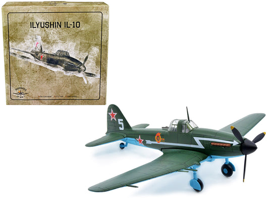 Ilyushin IL-10 Ground Attack Aircraft (USSR 1944) 1/72 T&y Diecast Model by Warbirds of WWII
