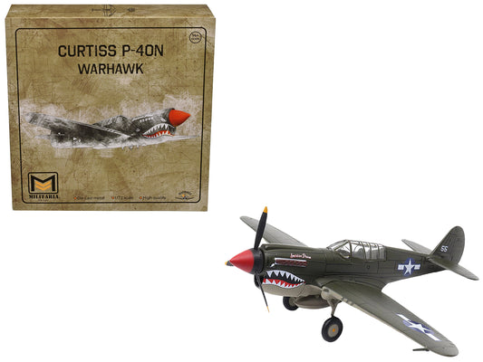 Curtiss P-40N Warhawk Fighter Aircraft "American Dream National Warplane Museum" United States Army Air Forces 1/72 T&y Diecast Model by Militaria Die Cast