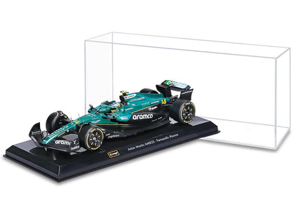 Aston Martin AMR25 #14 Fernando Alonso "Aramco" Formula One F1 "World Championship" (2025) 1/24 Diecast Model Car by Bburago