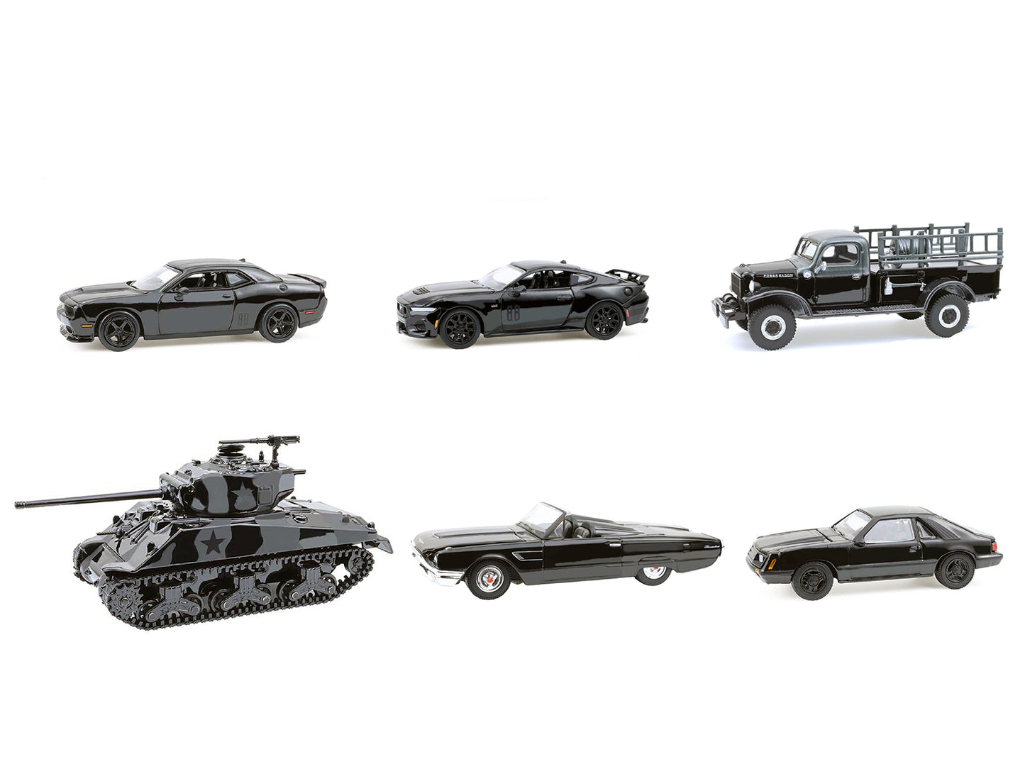 GreenLight "Black Bandit" 6 piece Set Series 30 1/64 Diecast Model Cars by <h2>"Black Greenlight</h2> <p>High-quality car perfect for collectors and enthusiasts. Features detailed interior exterior cr