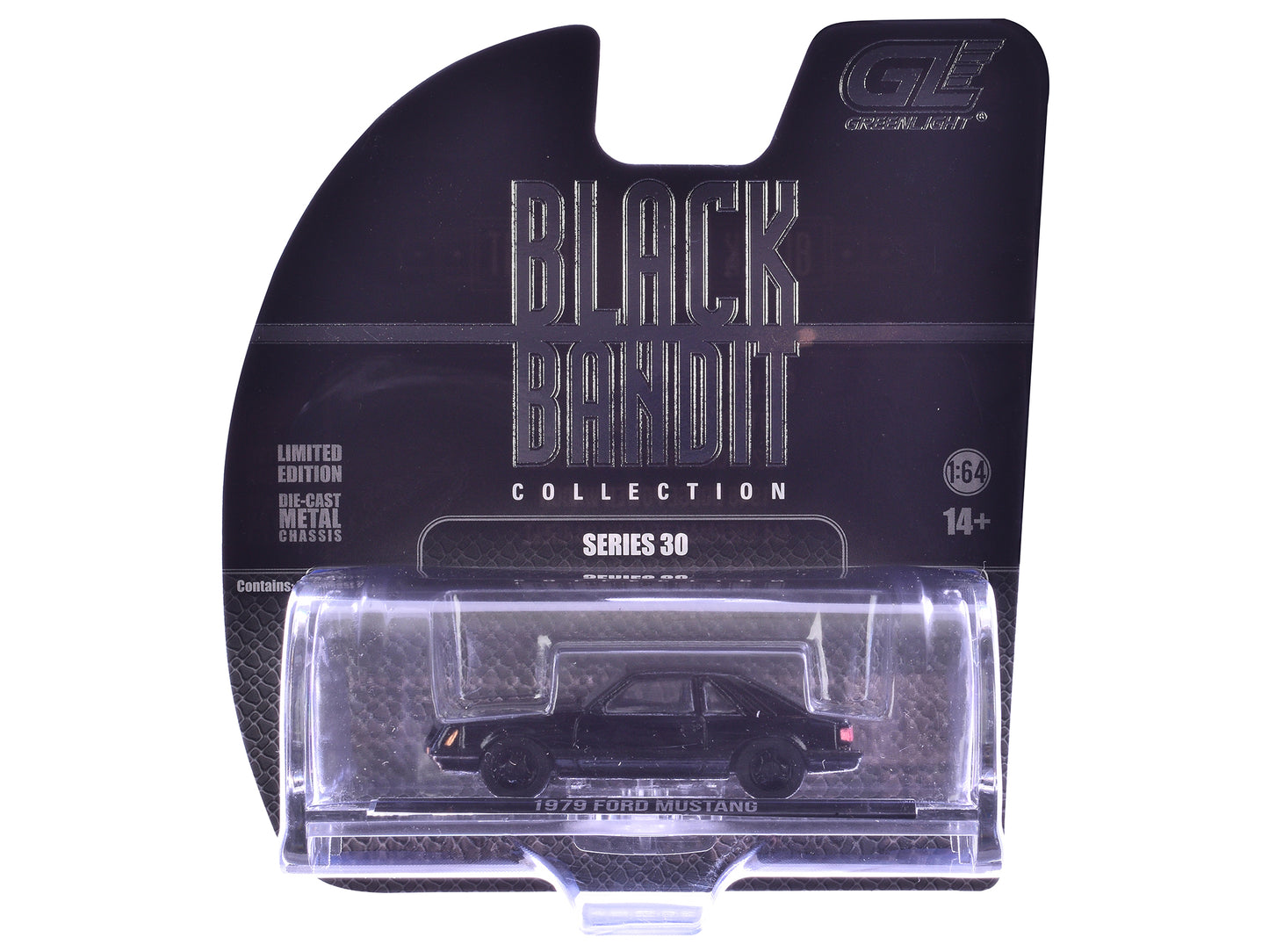 GreenLight 1979 Ford Mustang Fastback Black "Black Bandit" Series 30 1/64 Diecast Model Car by <h2>1979 Greenlight</h2> <p>High-quality perfect for collectors and enthusiasts. Features detailed interi
