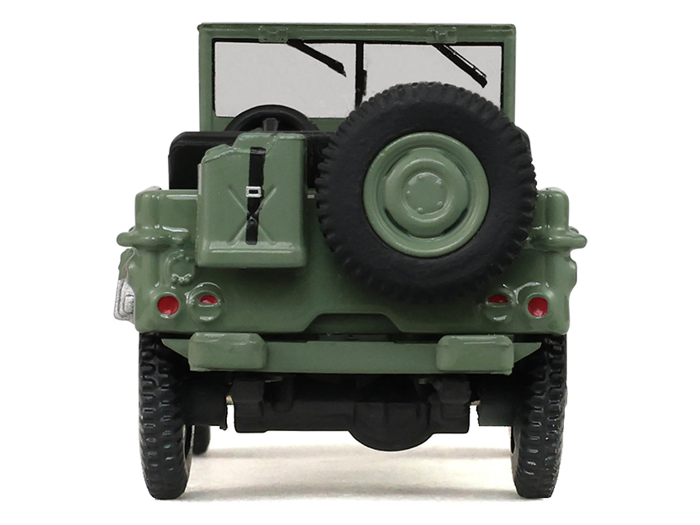 1942 Willy’s MB Jeep Olive Green "America 250 Edition" "Anniversary Collection" Series 18 1/64 T&y Diecast Model Car by Greenlight