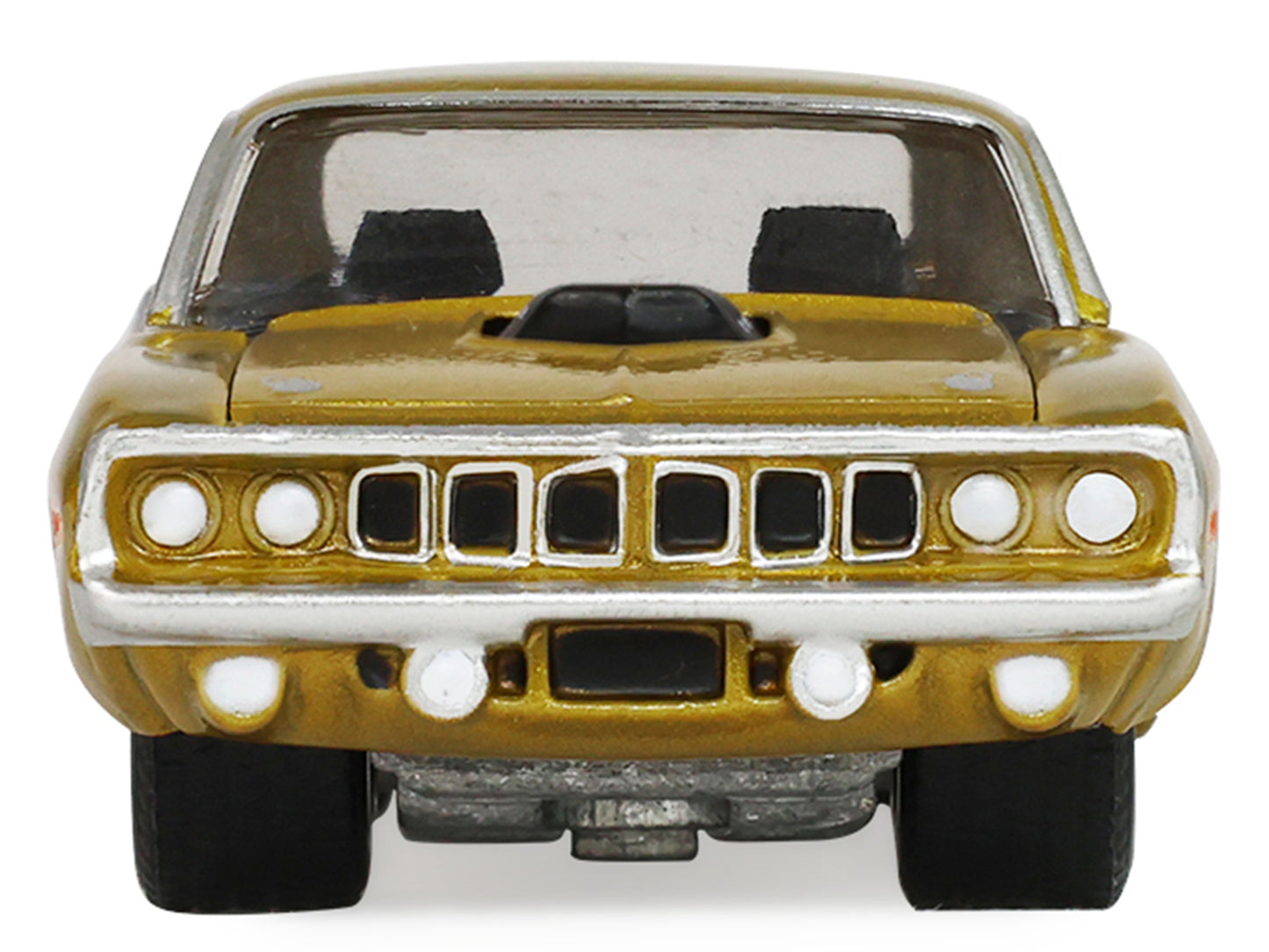 1971 Plymouth Hemi ‘Cuda Gold Metallic with Black Accents "America 250 Edition" "Anniversary Collection" Series 18 1/64 T&y Diecast Model Car by Greenlight