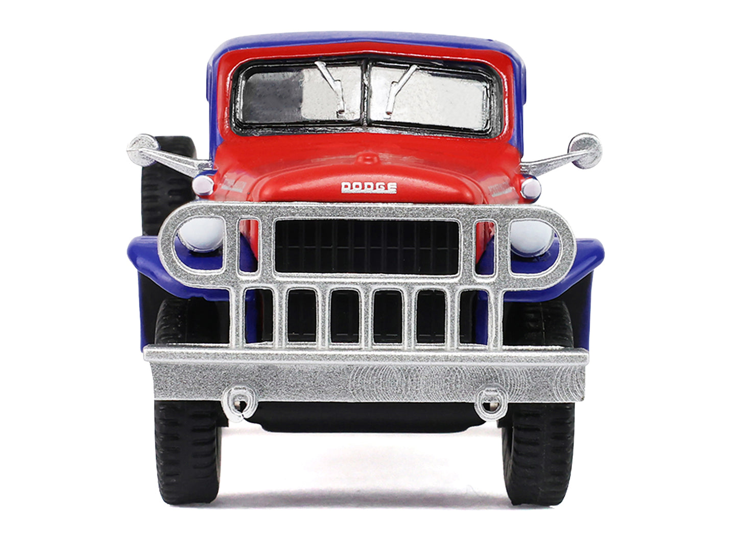 1946 Dodge Power Wagon Pickup Truck Red White and Blue "America 250 Edition" "Anniversary Collection" Series 18 1/64 T&y Diecast Model Car by Greenlight