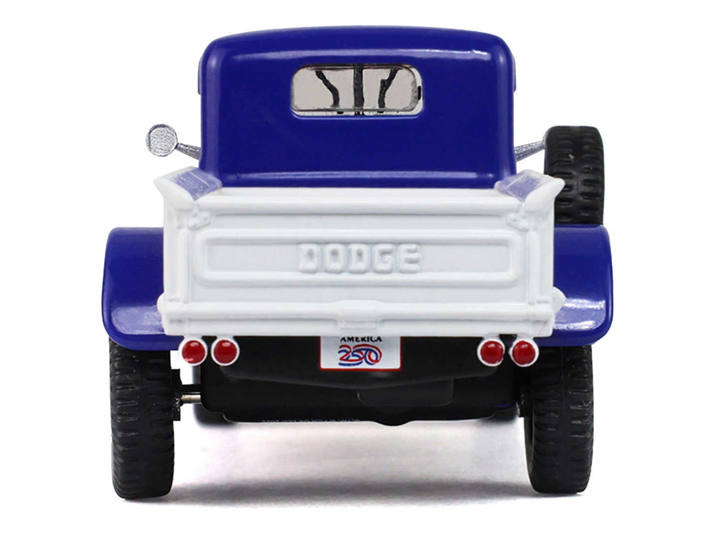 1946 Dodge Power Wagon Pickup Truck Red White and Blue "America 250 Edition" "Anniversary Collection" Series 18 1/64 T&y Diecast Model Car by Greenlight