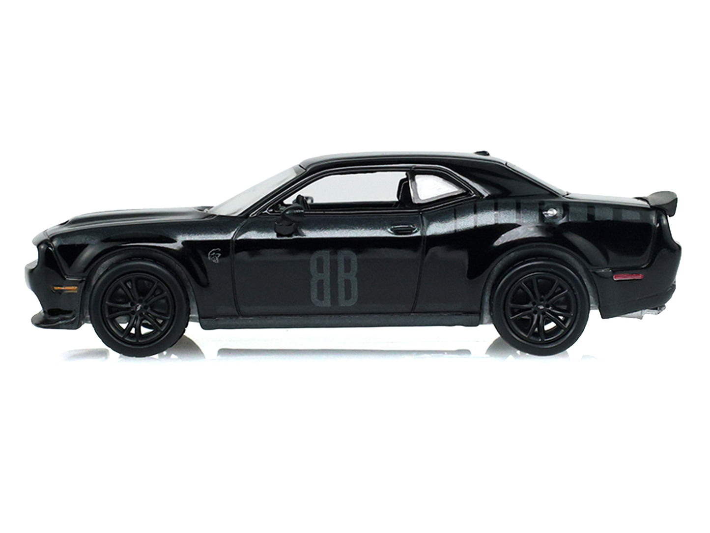 2017 Dodge Challenger SRT Hellcat Widebody Black "Black Bandit" Series 31 1/64 T&y Diecast Model Car by Greenlight