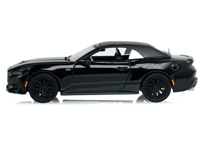 2024 Ford Mustang GT Convertible Black "Black Bandit" Series 31 1/64 T&y Diecast Model Car by Greenlight