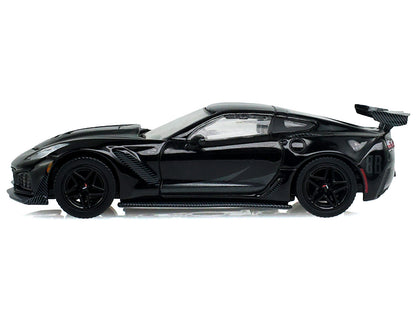 2019 Chevrolet Corvette ZR1 Black "Black Bandit" Series 31 1/64 T&y Diecast Model Car by Greenlight