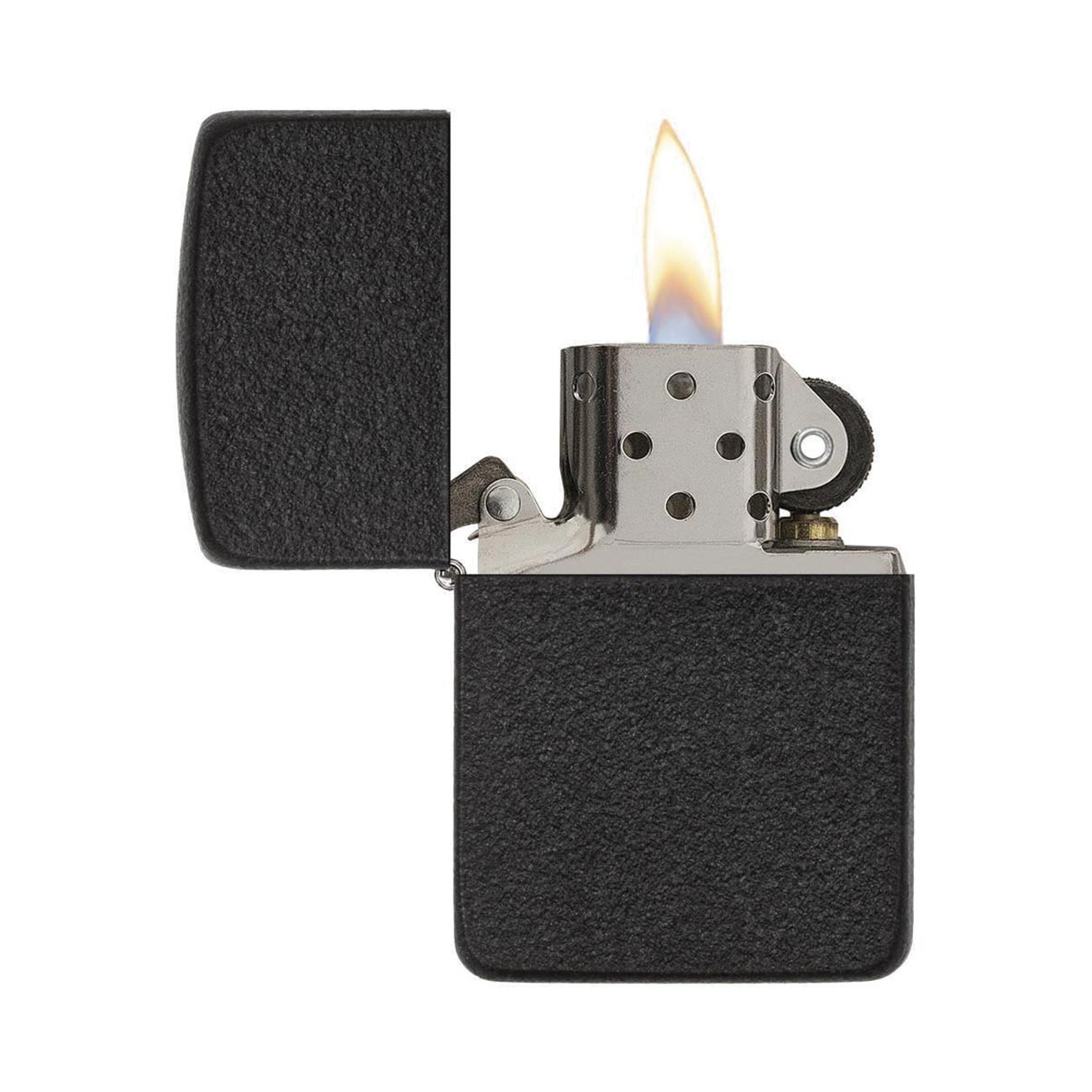 Zippo Windproof Lighter 1941 L&M Replica Black Crackle Finish