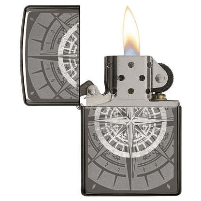 Zippo Windproof Lighter L&M Black Ice® Compass