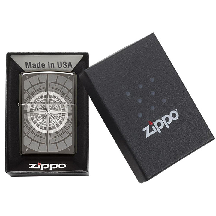 Zippo Windproof Lighter L&M Black Ice® Compass