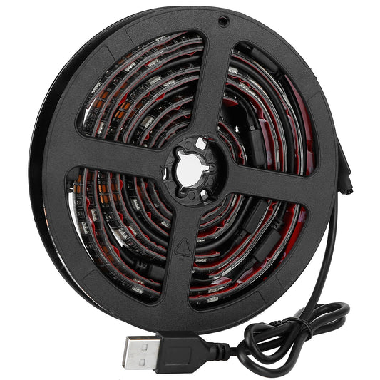 Tv Led Backlight Strip 6.56Ft Waterproof Rgb Light Usb Monitor Lighting Kit W/