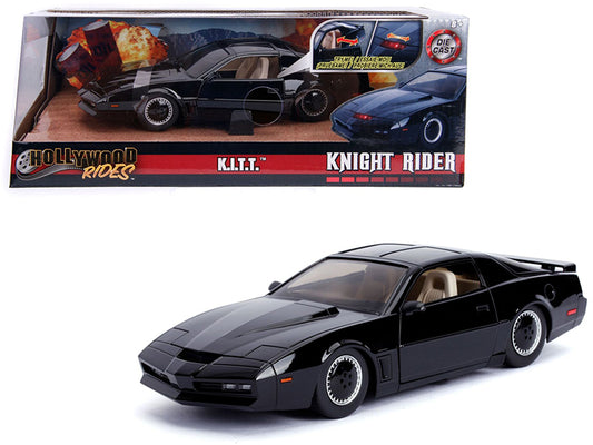 1982 Pontiac Firebird Trans Am Black with Light K.I.T.T. "Knight Rider" (1982) TV Series "Hollywood Rides" 1/24 Diecast Model Car by Jada <h2>1982 Jada</h2> <p>High-quality perfect for collectors and