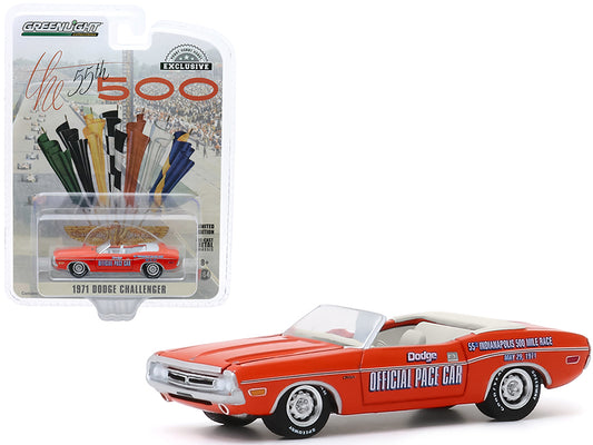 1971 Dodge Challenger Convertible Official 1/64 Diecast Model Car - Greenlight