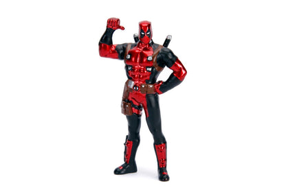 1957 Chevrolet Bel Air Taxi Yellow with Deadpool Diecast Figurine "Marvel" Series 1/24 Model Car by Jada <h2>1957 Jada</h2> <p>High-quality perfect for collectors and enthusiasts. Features detailed in