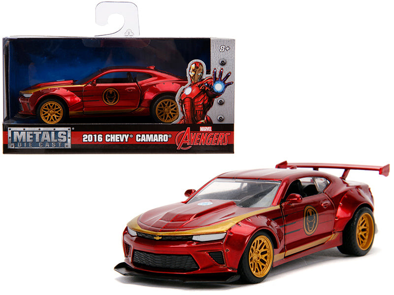 2016 Chevrolet Camaro "Iron Man" Theme "Marvel" Series 1/32 Diecast Model Car by Jada <h2>2016 Jada</h2> <p>High-quality perfect for collectors and enthusiasts. Features detailed interior exterior cra
