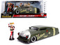 1951 Mercury Matt Green with Harley Quinn Diecast Figurine "DC Comics Bombshells" Series 1/24 Model Car by Jada <h2>1951 Jada</h2> <p>High-quality perfect for collectors and enthusiasts. Features deta