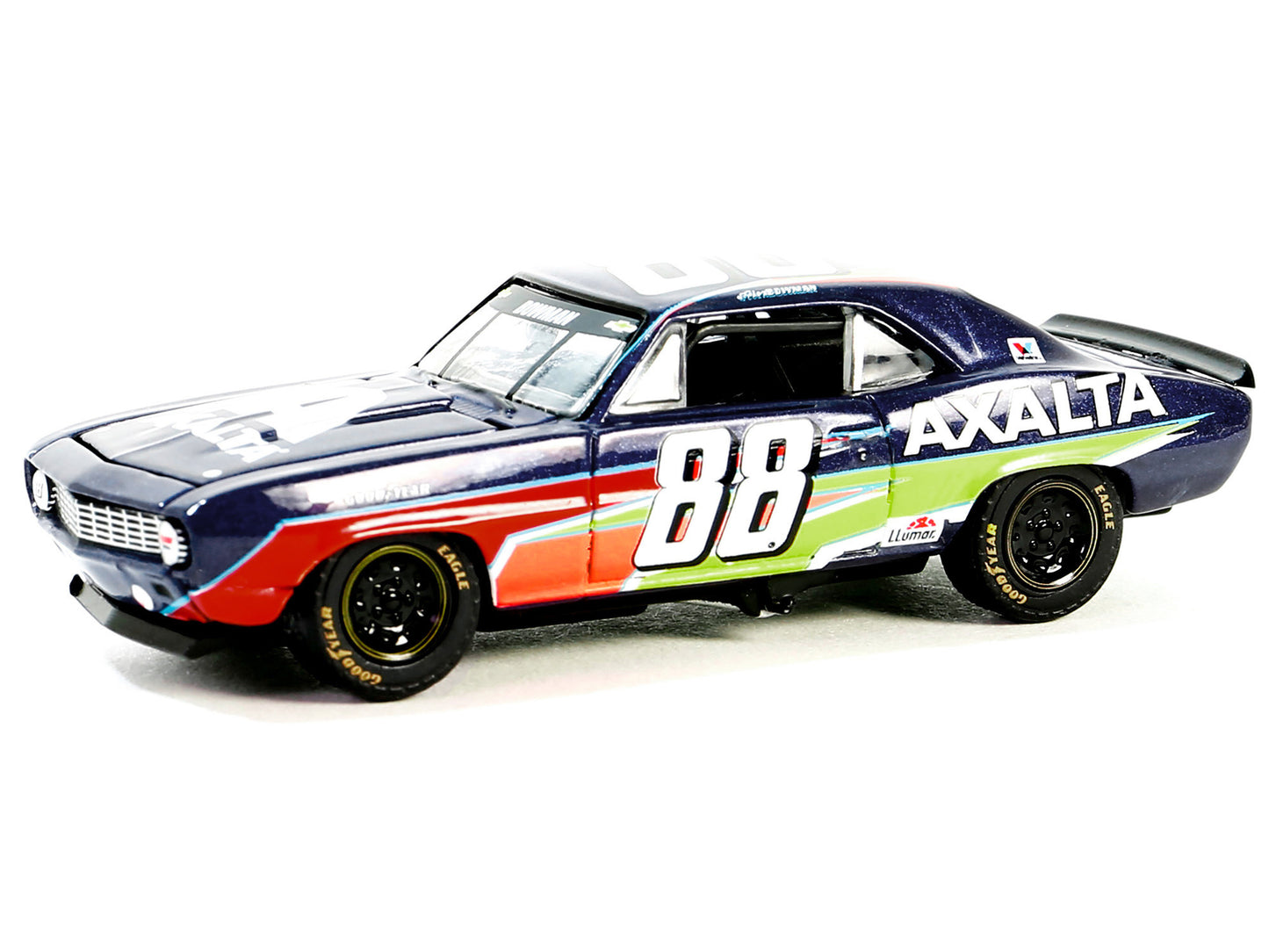 GreenLight 1969 Chevrolet Camaro #88 "Alex Bowman - Hendrick Motorsports First Win Tribute" Dark Blue with Graphics "Hobby Exclusive" Series 1/64 Diecast Model Car by <h2>1969 Greenlight</h2> <p>High-