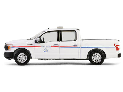 GreenLight 2020 Ford F-150 XL Pickup Truck "United States Postal Service (USPS) Police" White with Red and Blue Stripes "Hobby Exclusive" Series 1/64 Diecast Model Car by <h2>2020 Greenlight</h2> <p>H