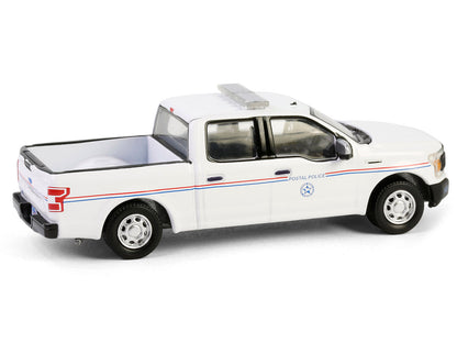 GreenLight 2020 Ford F-150 XL Pickup Truck "United States Postal Service (USPS) Police" White with Red and Blue Stripes "Hobby Exclusive" Series 1/64 Diecast Model Car by <h2>2020 Greenlight</h2> <p>H