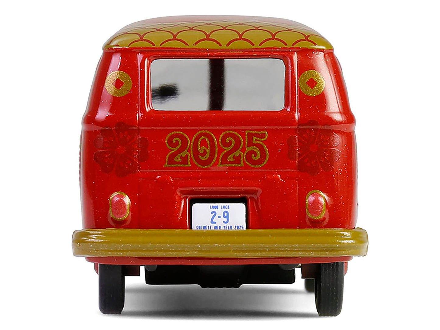 GreenLight Volkswagen Type 2 Panel Van "Chinese Zodiac 2025 Year of the Snake" Red with Graphics "Hobby Exclusive" Series 1/64 Diecast Model Car by <h2>Volkswagen Greenlight</h2> <p>High-quality perfe