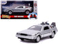 DeLorean DMC (Time Machine) Silver "Back to the Future Part II" (1989) Movie "Hollywood Rides" Series 1/32 Diecast Model Car by Jada <h2>DeLorean Jada</h2> <p>High-quality perfect for collectors and e