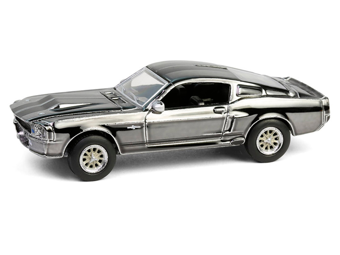 GreenLight 1967 Ford Mustang "Eleanor" Silver Chrome Edition "Gone in Sixty Seconds" (2000) Movie "Hobby Exclusive" Series 1/64 Diecast Model Car by <h2>1967 Greenlight</h2> <p>High-quality perfect fo