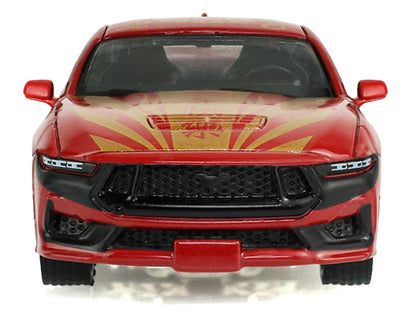 GreenLight 2024 Ford Mustang Dark Horse "Chinese Zodiac 2026 Year of the Horse" Red with Gold Graphics "Hobby Exclusive" Series 1/64 Diecast Model Car by <h2>2024 Greenlight</h2> <p>High-quality perfe