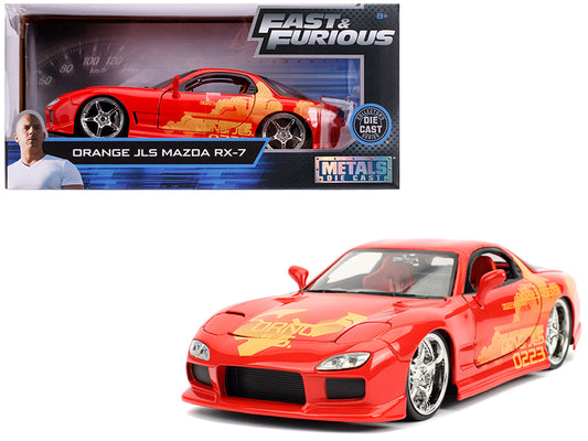 Orange Julius' Mazda RX-7 "Fast & Furious" Movie 1/24 Diecast Model Car by Jada <h2>Orange Jada</h2> <p>High-quality perfect for collectors and enthusiasts. Features detailed interior exterior craftsm
