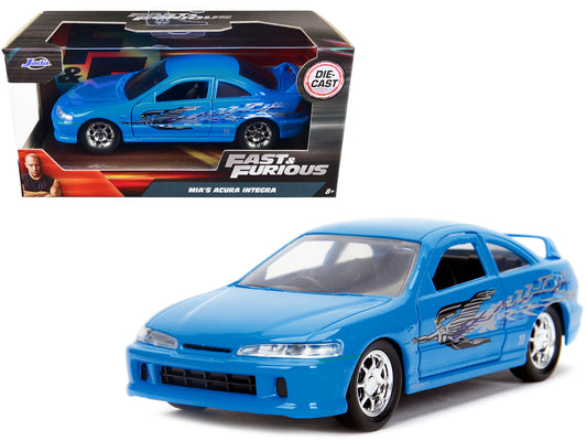 Mia's Acura Integra Light Blue Graphics Movie 1/32 Diecast Model Car - Jada