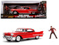 1958 Cadillac Series 62 Red with Freddy Krueger Diecast Figurine "A Nightmare on Elm Street" Movie 1/24 Model Car by Jada <h2>1958 Jada</h2> <p>High-quality perfect for collectors and enthusiasts. Fea