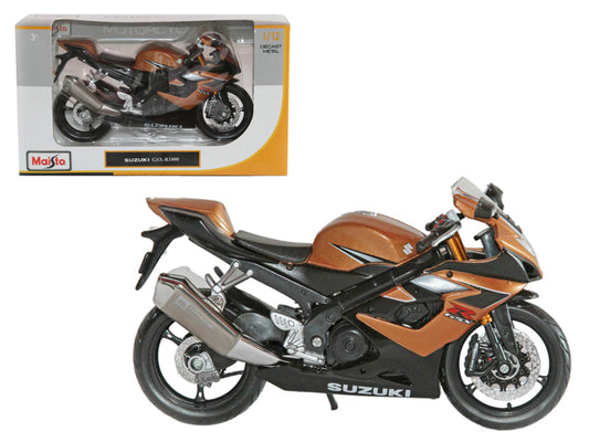 Suzuki GSX R1000 Bronze 1/12 Diecast Motorcycle Model - Maisto
