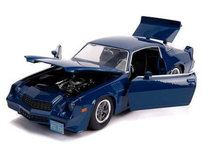 Billy's Chevrolet Camaro Z28 Dark Blue with Collectible Coin "Stranger Things" (2016) TV Series 1/24 Diecast Model Car by Jada <h2>Billy's Jada</h2> <p>High-quality perfect for collectors and enthusia