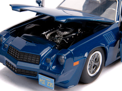 Billy's Chevrolet Camaro Z28 Dark Blue with Collectible Coin "Stranger Things" (2016) TV Series 1/24 Diecast Model Car by Jada <h2>Billy's Jada</h2> <p>High-quality perfect for collectors and enthusia