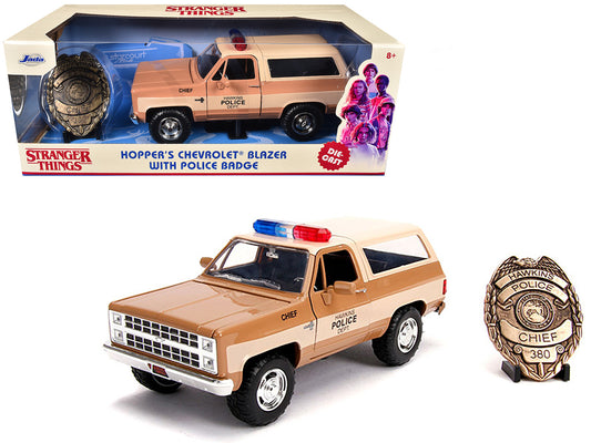 Hopper's Chevrolet Blazer Police Badge (2016) TV 1/24 Diecast Model Car - Jada