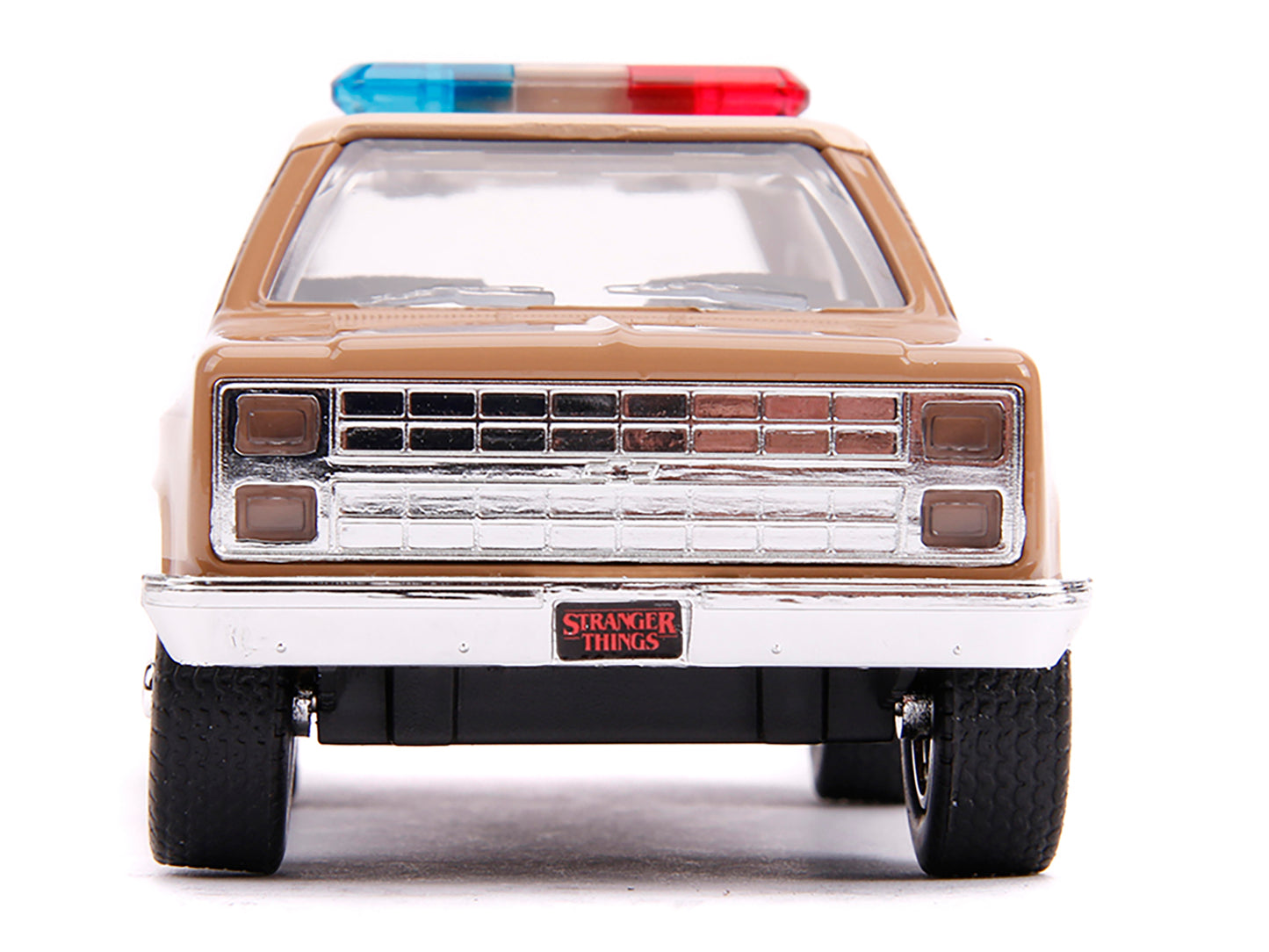 Hopper's Chevrolet Blazer "Hawkins Police Dept." "Stranger Things" (2016) TV Series "Hollywood Rides" 1/32 Diecast Model Car by Jada <h2>Hopper's Jada</h2> <p>High-quality perfect for collectors and e