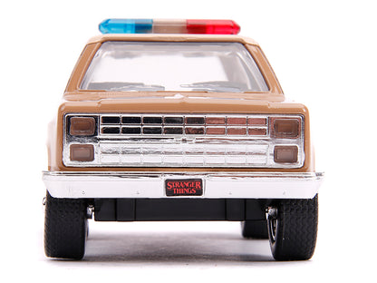 Hopper's Chevrolet Blazer "Hawkins Police Dept." "Stranger Things" (2016) TV Series "Hollywood Rides" 1/32 Diecast Model Car by Jada <h2>Hopper's Jada</h2> <p>High-quality perfect for collectors and e