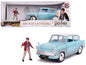 1959 Ford Anglia Light Blue (Weathered) with Harry Potter Diecast Figurine 1/24 Model Car by Jada <h2>1959 Jada</h2> <p>High-quality perfect for collectors and enthusiasts. Features detailed interior