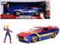 1973 Ford Mustang Mach 1 with Captain Marvel Diecast Figurine "Avengers" "Marvel" Series 1/24 Model Car by Jada <h2>1973 Jada</h2> <p>High-quality perfect for collectors and enthusiasts. Features deta