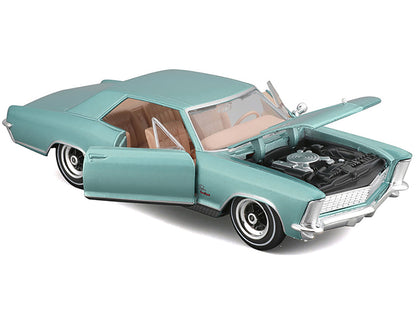 Maisto 1965 Buick Riviera Gran Sport Light Blue Metallic "Special Edition" Series 1/26 Diecast Model Car by <h2>1965 Maisto</h2> <p>High-quality perfect for collectors and enthusiasts. Features detail