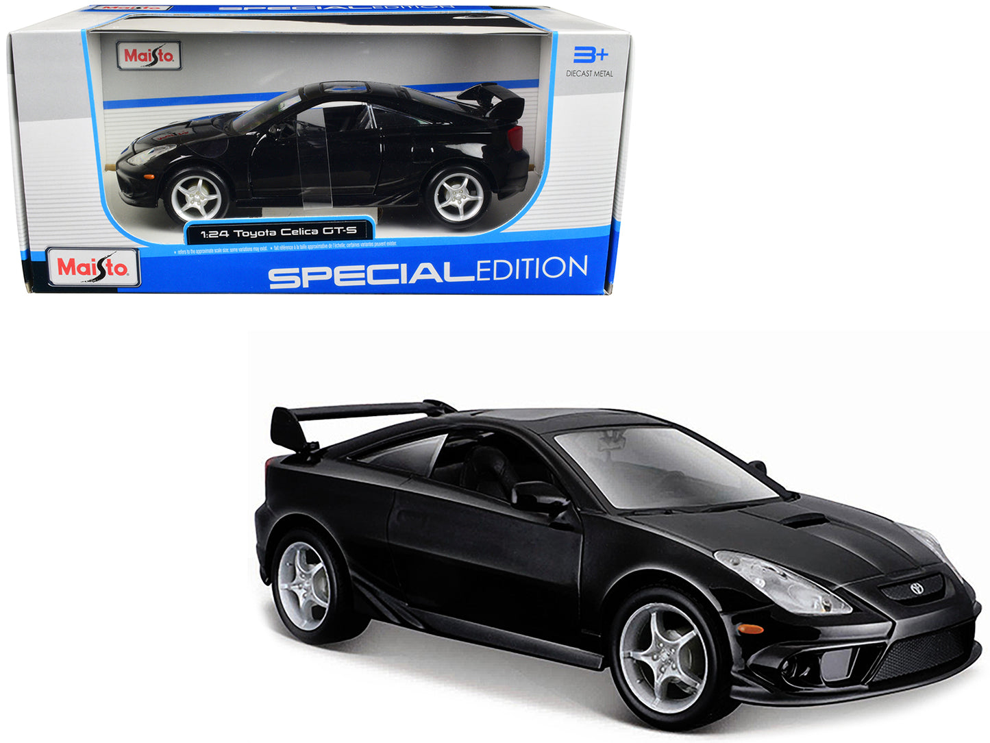 Maisto Toyota Celica GT-S Black "Special Edition" Series 1/24 Diecast Model Car by <h2>Toyota Maisto</h2> <p>High-quality perfect for collectors and enthusiasts. Features detailed interior exterior cr
