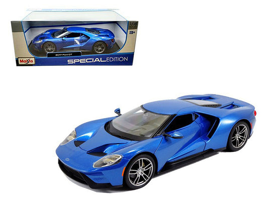 2017 Ford GT Blue Metallic 1/18 Diecast Model Car - Maisto